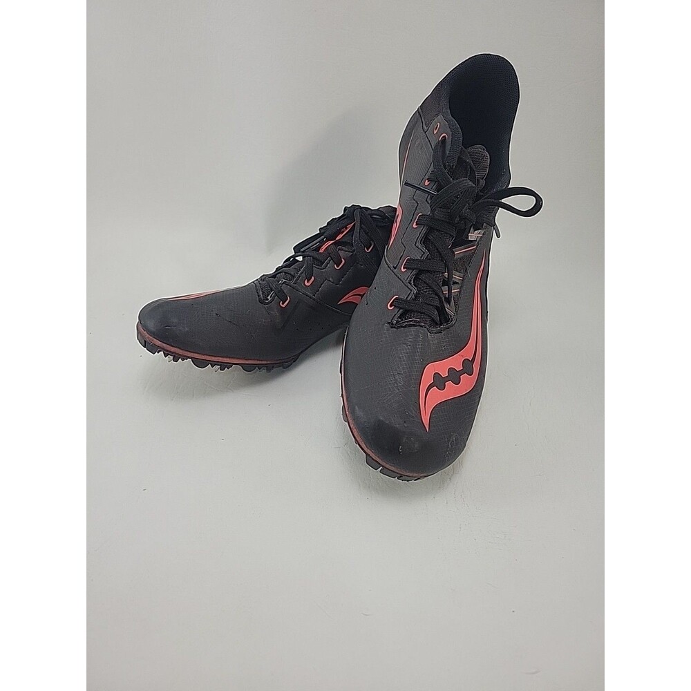 Saucony Mens Spitfire 4 Track Cleats Size 11 Black Red s29034-3